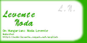 levente noda business card